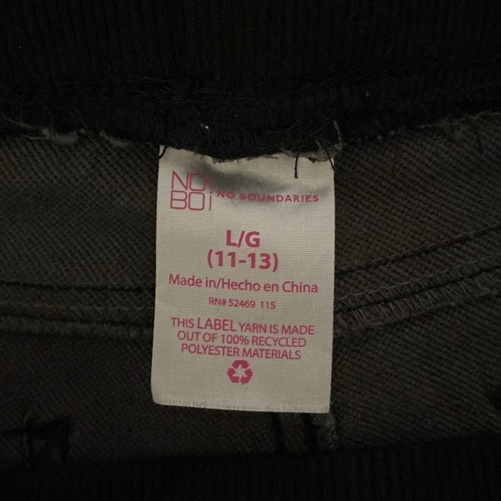 No Boundaries Womens Gray Black Camouflage Pull On Skinny Pants - Picture 7 of 9